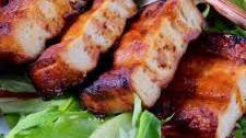 Marinated and grilled gochujang tofu