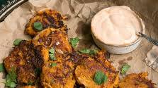 Masala Butternut Squash Fritters