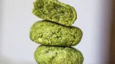 Matcha Almond Butter Cookies
