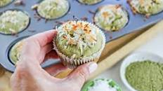 Matcha Banana Coconut Muffins