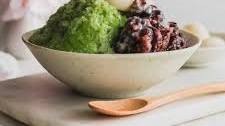 Matcha Bingsu (Green Tea Shaved Ice Dessert)