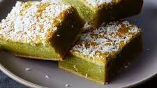 Matcha & Coconut Mochi Cake