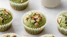 Matcha Coconut Muffins