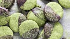 Matcha (Green Tea) Shortbread Cookies
