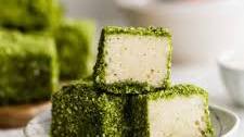 Matcha Lamingtons