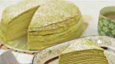 Matcha Mille Crepe Cake
