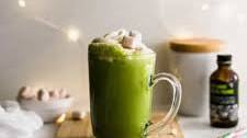 Matcha Peppermint White Hot Chocolate