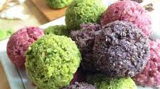 Matcha, Raspberry & Acai Macaroons