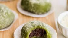 Matcha Red Bean Mochi