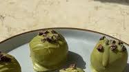 Matcha & White Chocolate Cookie Dough Balls