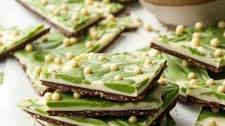 Matcha White Chocolate Crunch Bark