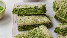 Matcha White Chocolate Protein Oat Bars (Vegan No Bake)