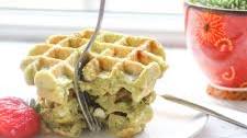 Matcha White Chocolate Waffles