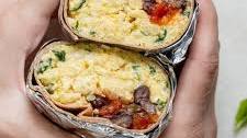 Meal Prep Vegetarian Breakfast Burritos