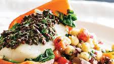 Mediterranean Baked Cod with Chickpea Salad