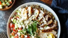 Mediterranean Chicken Quinoa Bowl