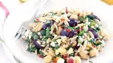Mediterranean Chickpea and Orzo Salad