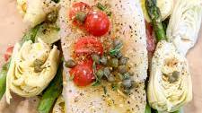 Mediterranean Halibut Packets