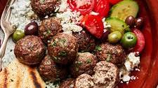 Mediterranean Meatballs with Tzatziki