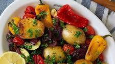 Mediterranean Oven Roasted Vegetables