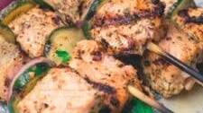 Mediterranean Salmon Kabobs