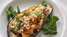 Mediterranean Stuffed Eggplant