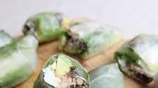Mediterranean Tuna Spring Rolls