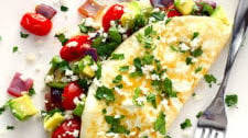 Mexican Egg White Omelet