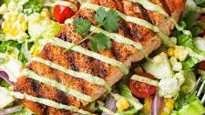 Mexican Grilled Salmon Salad