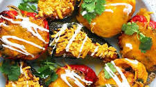 Mexican Stuffed Peppers - Three Ways {Vegan, Vegetarian, and Omnivore}