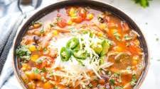 Mexican Tortilla Soup (Sopa Azteca Receta)