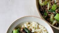 Minced Beef Stir Fry with Bokchoy