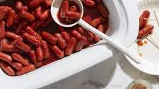 Mini Hot Dogs (Cocktail Weenies) with Grape Jelly Sauce