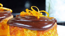 Mini Jaffa Cake Cakes - Decadently 'Posh'