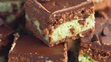 Mint Cream Cheese Brownies