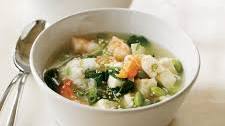 Miso Soup with Shrimp and Tofu