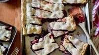 Mixed Berry Chocolate Slab Pie