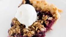 Mixed Berry Crumble Pie