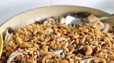 Mixed Nut Rice Pilaf, Lebanese Hushweh