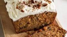 Moist Carrot Cake Loaf