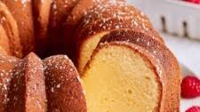 Moist Pound Cake with Sour Cream