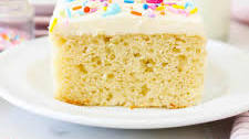 Moist Vanilla Cake Recipe