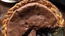 Molten Chocolate Crackle Pie