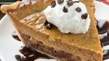Mom's Chocolate Chip Pumpkin Pie