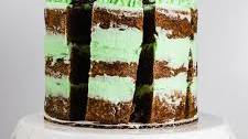 Mom's Chocolate Mint Brownie Cake