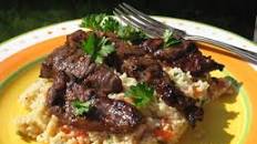 Moroccan Beef With Honey Spice Couscous