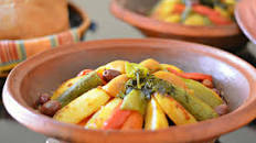 Moroccan Berber Tagine With Lamb or Beef and Vegetables