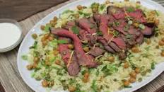 Moroccan Steak on Couscous