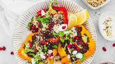 Moroccan-Style Lentil Stuffed Peppers (Vegan GF)