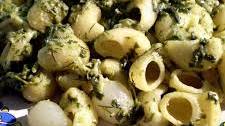 Mostaccioli with Spinach and Feta